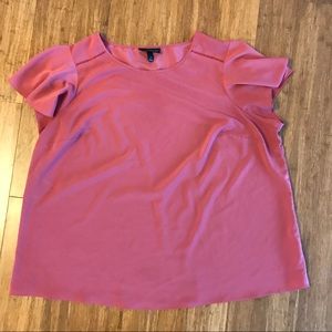 Lane Bryant dusty rose blouse